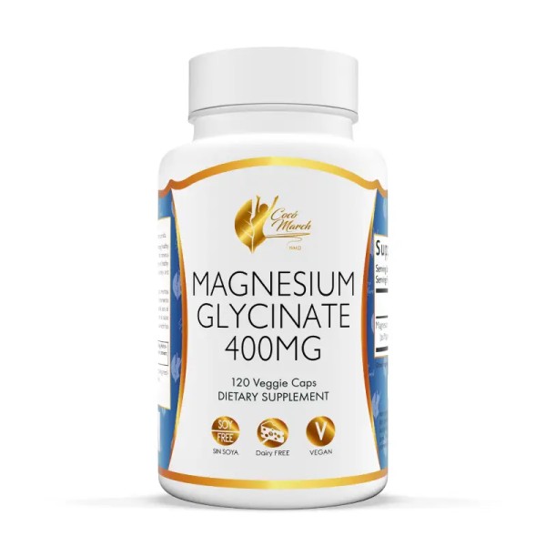 Magnesium Glycinate - High Absorption Supplement for Muscle and Nervous System Health