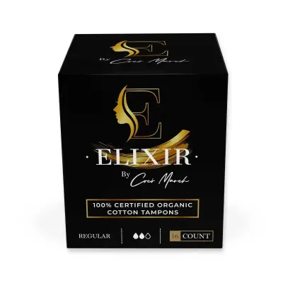 Elixir 100% Organic Cotton Tampons| Coco March