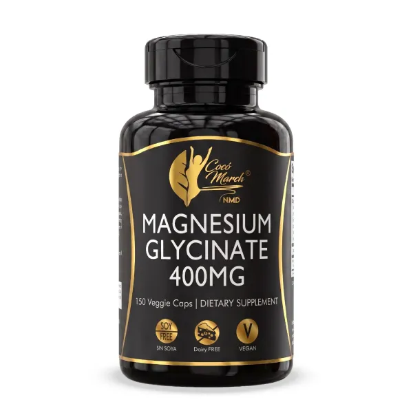 Glicinato de Magnesio - Suplemento de Alta Absorción para la Salud Muscular y Nerviosa