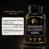 Glicinato de Magnesio - Suplemento de Alta Absorción para la Salud Muscular y Nerviosa