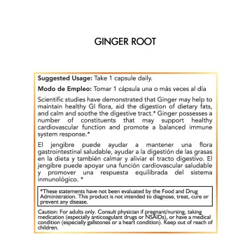 Ginger Root 500 Mg | Coco March