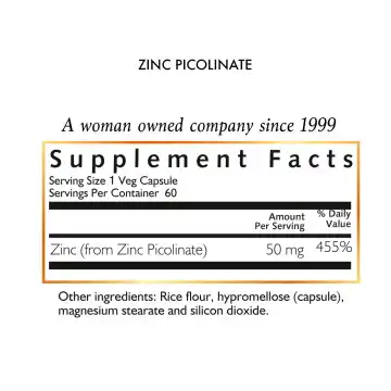 Picolinato de Zinc 50 Mg | Coco March