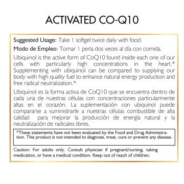 Activated Co-q10 | Coco March