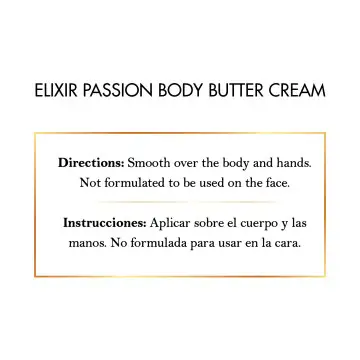 Elixir Passion Body Butter Cream | Coco March
