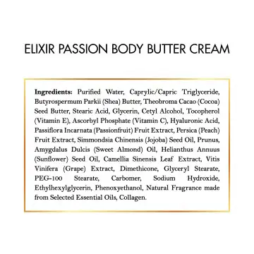 Elixir Passion Body Butter Cream | Coco March