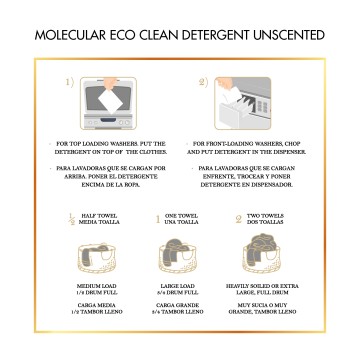 Molecular Eco Clean Detergente sin perfume | Coco March