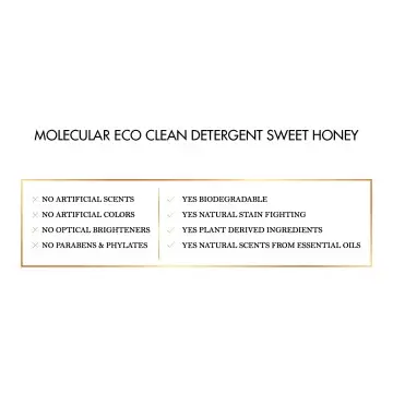 Molecular Eco Clean Detergent Sweet Honey | Coco March