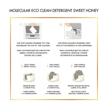Molecular Eco Clean Detergent Sweet Honey | Coco March