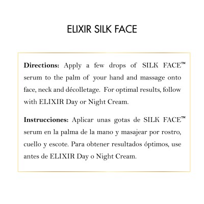 Elixir Silk face Serum - Suero Facial de Seda | Coco March